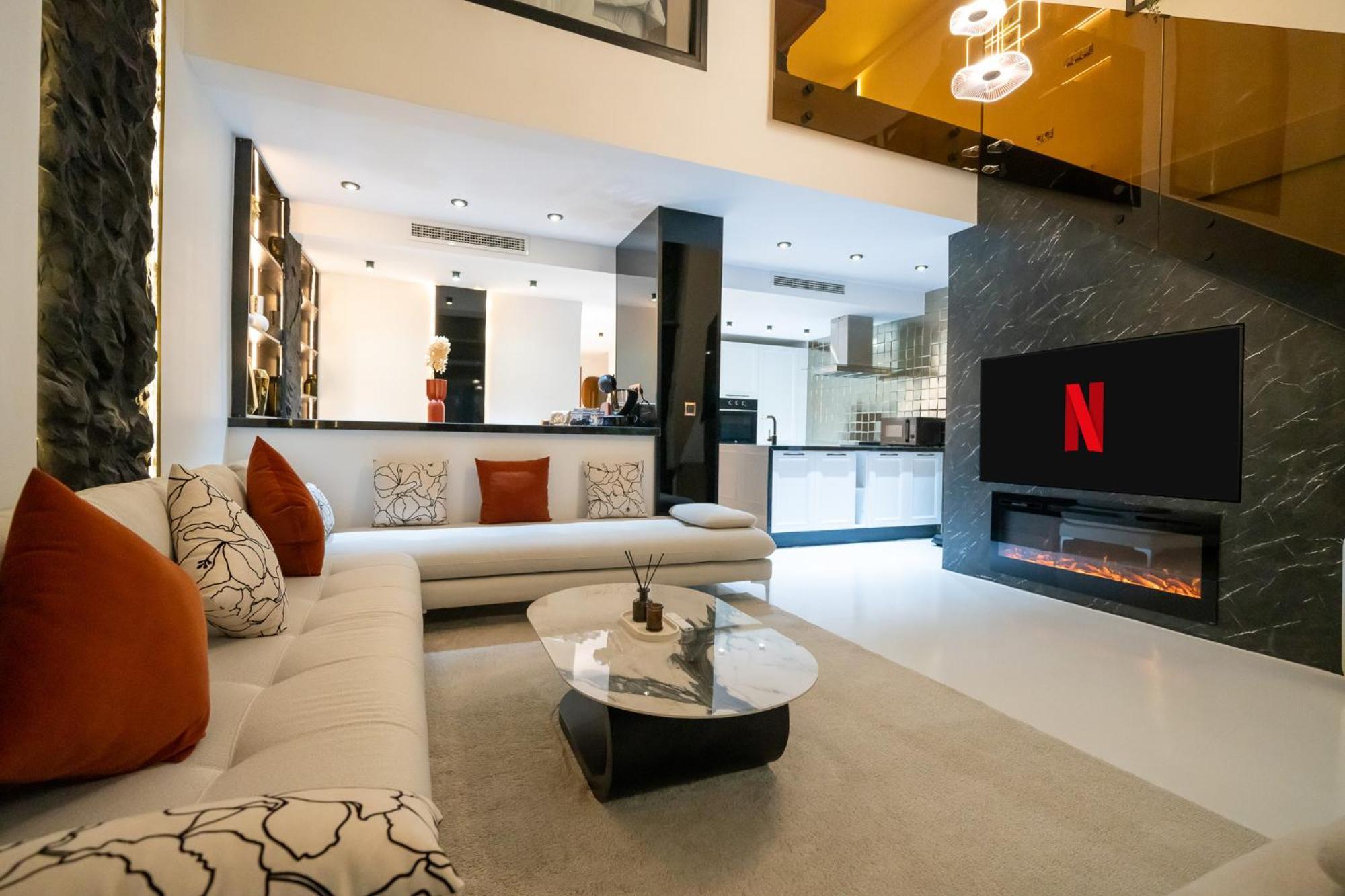 Ecrin Secret, Duplex Prestige, Proche Corniche & Medina, Piscine, Parking, Wifi, Iptv, Ac Leilighet Tanger Eksteriør bilde