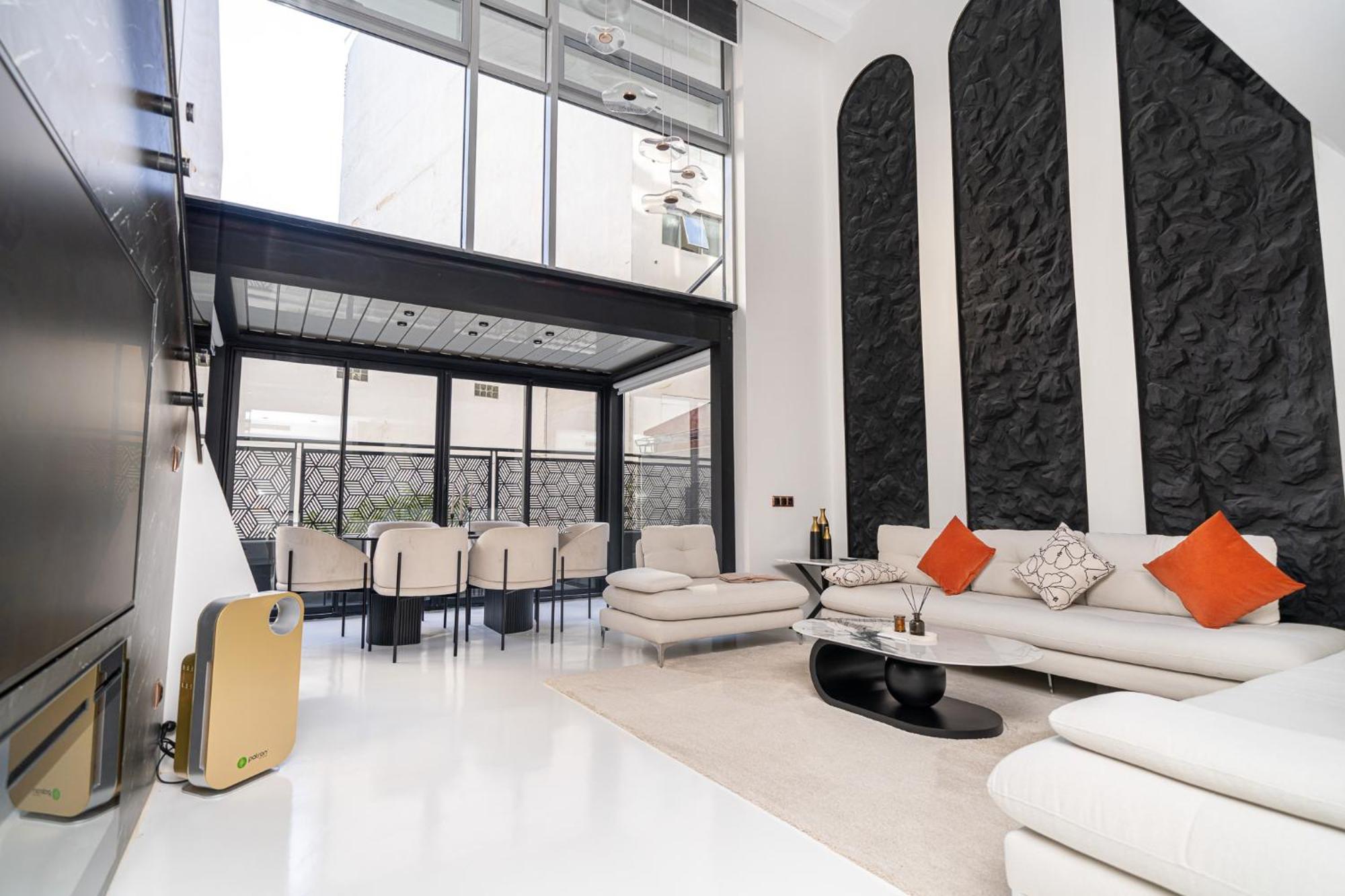Ecrin Secret, Duplex Prestige, Proche Corniche & Medina, Piscine, Parking, Wifi, Iptv, Ac Leilighet Tanger Eksteriør bilde